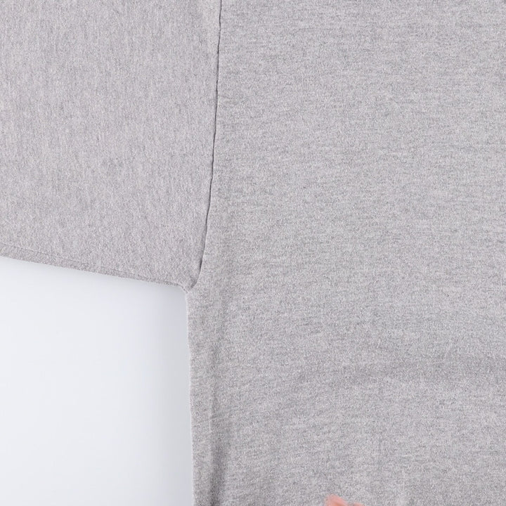 90'S Jerzees Plain Blank Sweatshirt Trainer Made in USA Men's XXL Vintage cotton gray type Vintage Second Hand