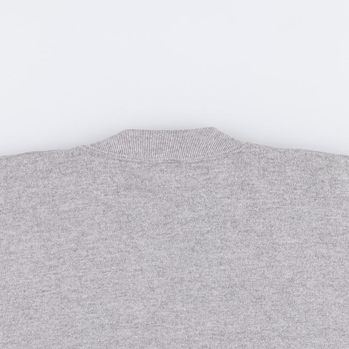 90'S Jerzees Plain Blank Sweatshirt Trainer Made in USA Men's XXL Vintage cotton gray type Vintage Second Hand