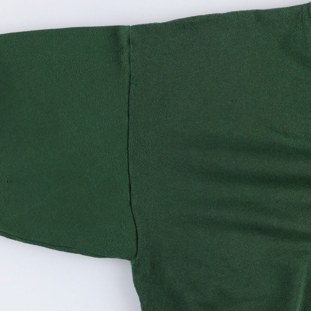 Vintage 90'S Tultex Maximum Sweats, plain, blank sweatshirt, made in the USA, men's size XL. cotton Green type dark green Vintage Second Hand