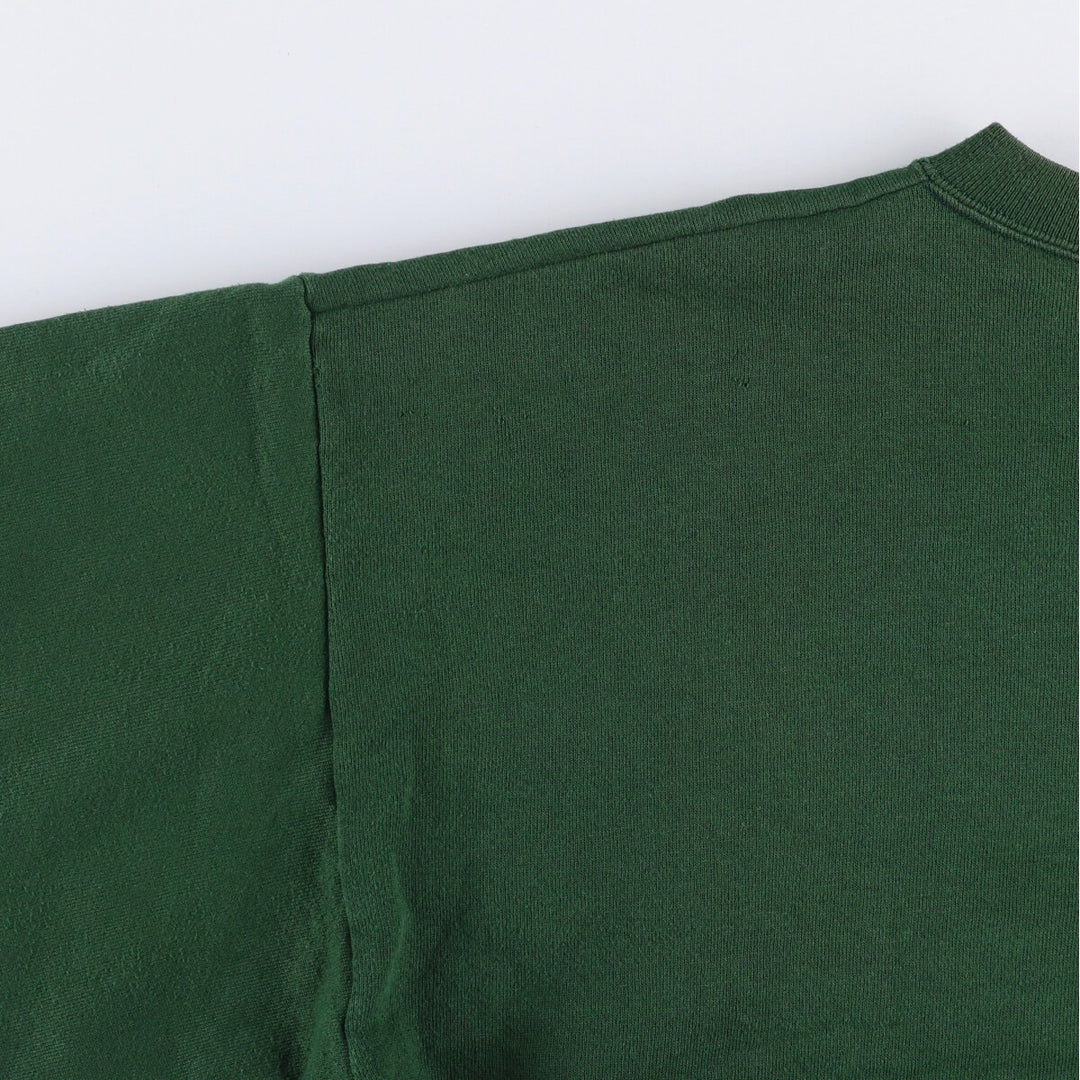 Vintage 90'S Tultex Maximum Sweats, plain, blank sweatshirt, made in the USA, men's size XL. cotton Green type dark green Vintage Second Hand