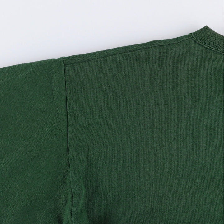 Vintage 90'S Tultex Maximum Sweats, plain, blank sweatshirt, made in the USA, men's size XL. cotton Green type dark green Vintage Second Hand