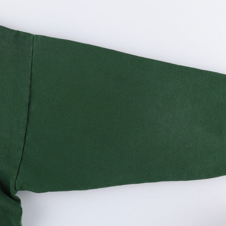 Vintage 90'S Tultex Maximum Sweats, plain, blank sweatshirt, made in the USA, men's size XL. cotton Green type dark green Vintage Second Hand