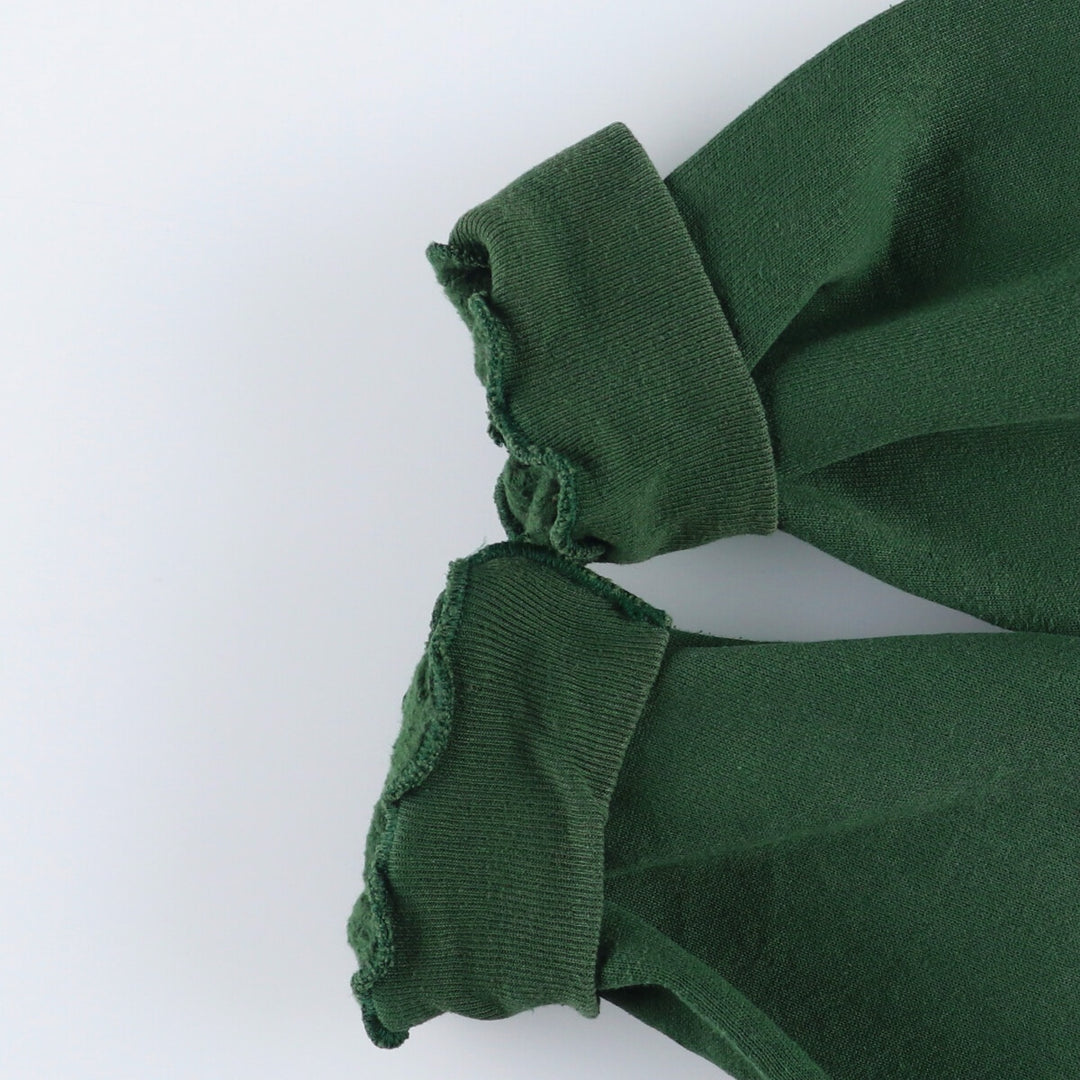 Vintage 90'S Tultex Maximum Sweats, plain, blank sweatshirt, made in the USA, men's size XL. cotton Green type dark green Vintage Second Hand