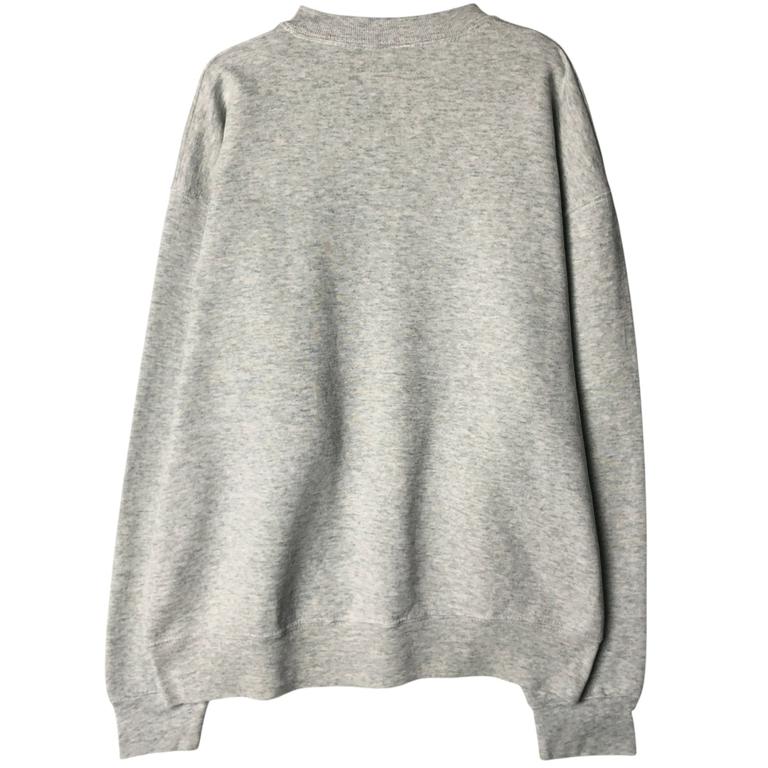 Vintage 90'S MUNSINGWEAR plain blank sweatshirt, made in the USA, men's size L cotton pale white type Vintage Second Hand