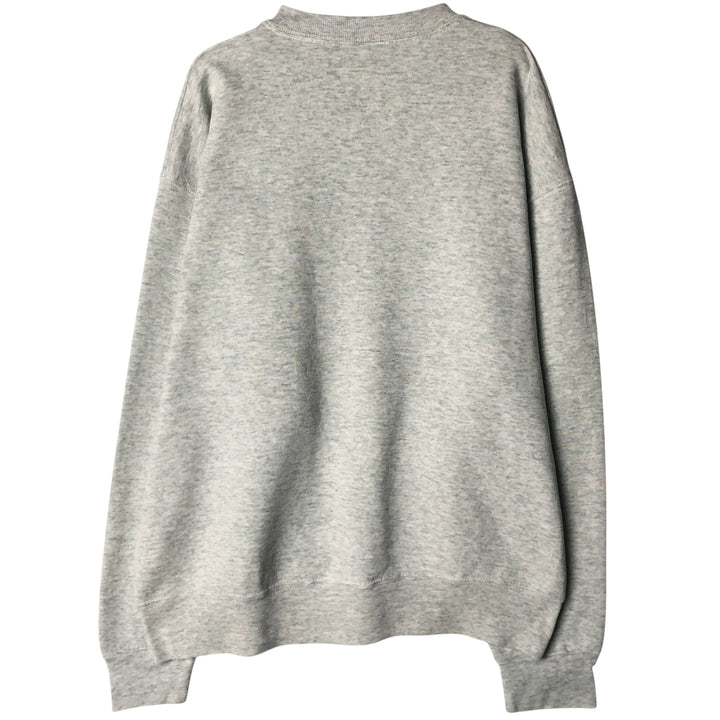 Vintage 90'S MUNSINGWEAR plain blank sweatshirt, made in the USA, men's size L cotton pale white type Vintage Second Hand