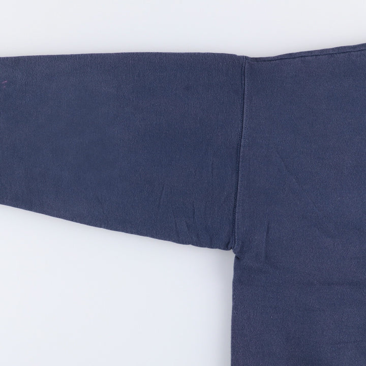 Hanes Ultimate Cotton Solid Color Blank Sweatshirt, Men's Size Large unclear navy blue type Vintage Second Hand