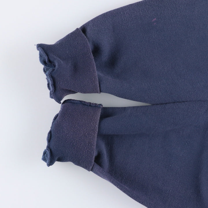 Hanes Ultimate Cotton Solid Color Blank Sweatshirt, Men's Size Large unclear navy blue type Vintage Second Hand