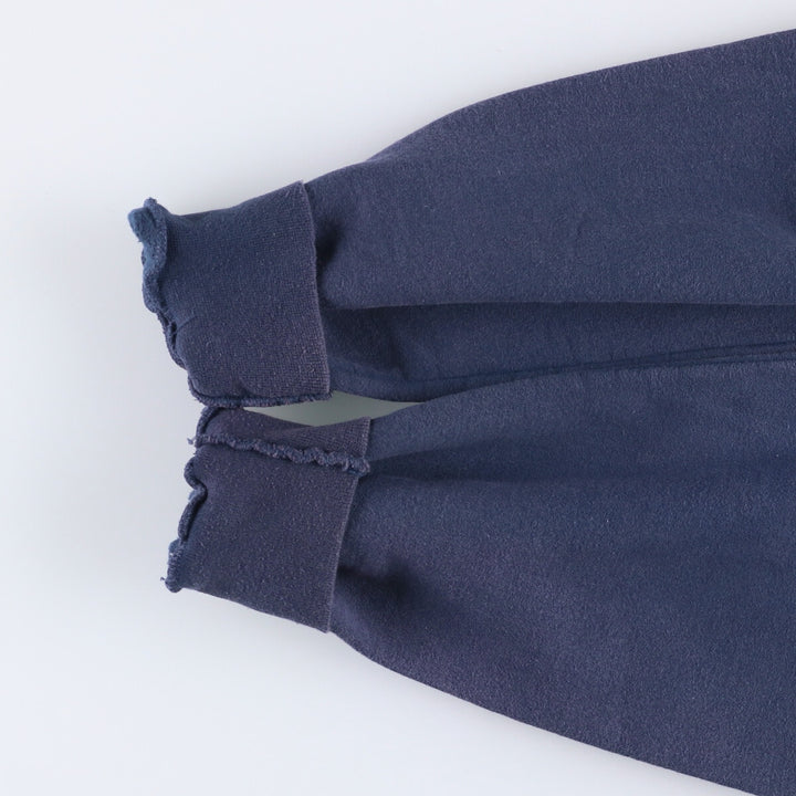 Hanes Ultimate Cotton Solid Color Blank Sweatshirt, Men's Size Large unclear navy blue type Vintage Second Hand