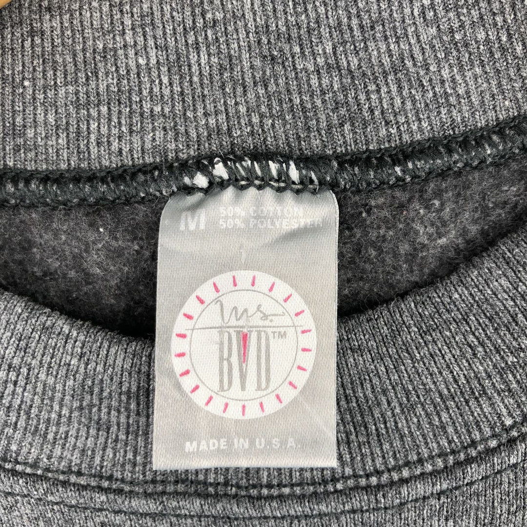 Vintage 90'S BVD blank sweatshirt, made in the USA, size M, men's. cotton gray type Vintage Second Hand