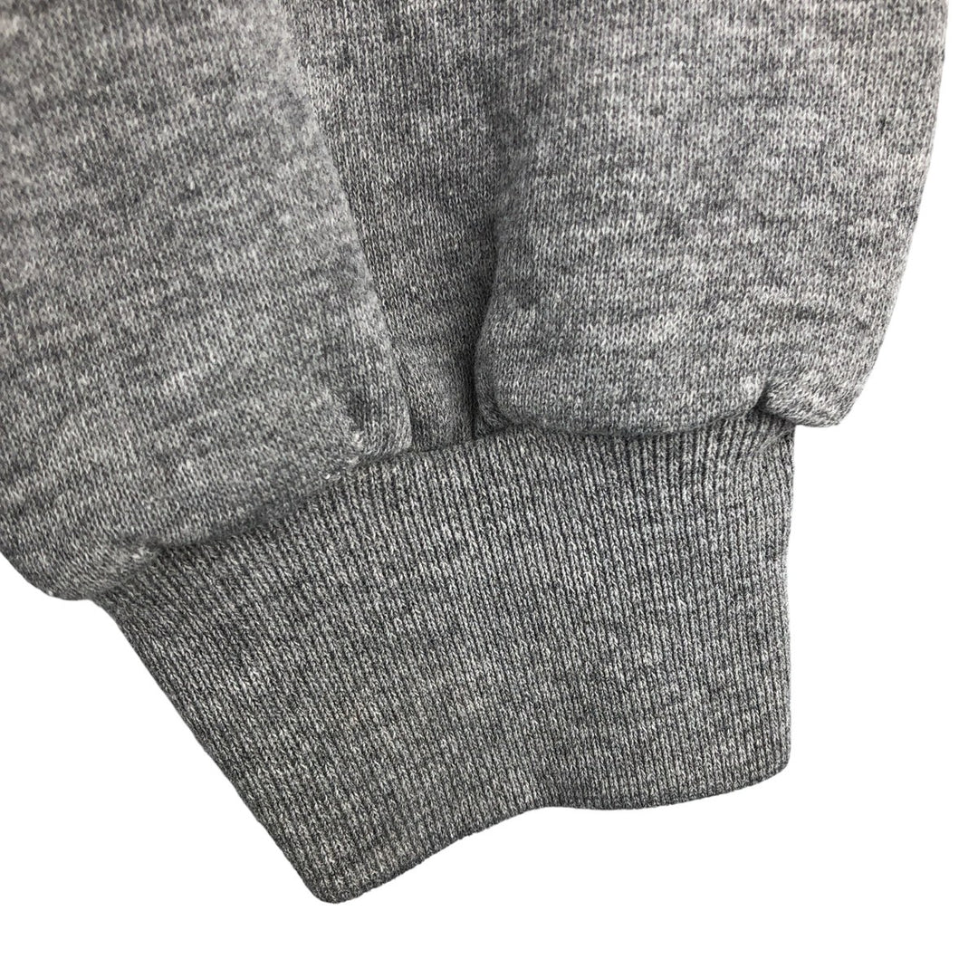 90'S Russell plain blank sweatshirt, men's M size, vintage cotton gray type Vintage Second Hand