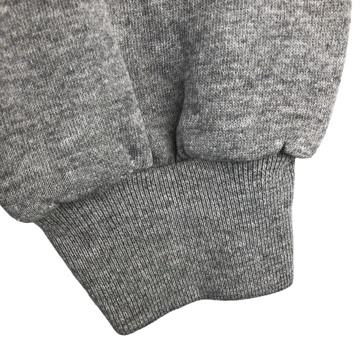 90'S Russell plain blank sweatshirt, men's M size, vintage cotton gray type Vintage Second Hand