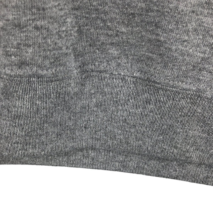 90'S Russell plain blank sweatshirt, men's M size, vintage cotton gray type Vintage Second Hand