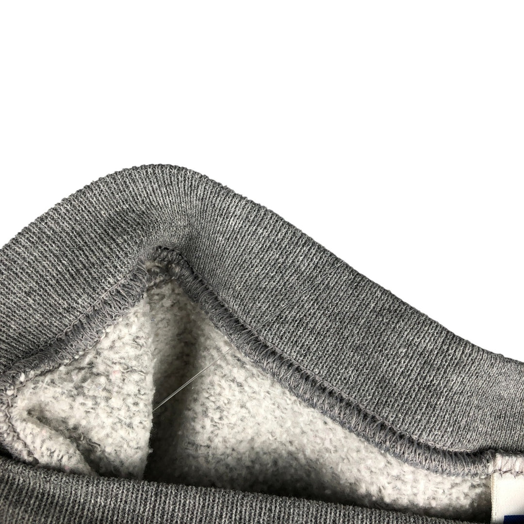 90'S Russell plain blank sweatshirt, men's M size, vintage cotton gray type Vintage Second Hand
