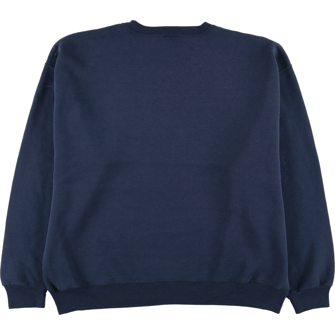 Russell Plain Blank Sweatshirt, Men's XL Size unclear navy blue type Vintage Second Hand