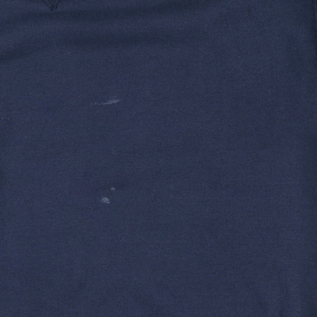 Russell Plain Blank Sweatshirt, Men's XL Size unclear navy blue type Vintage Second Hand