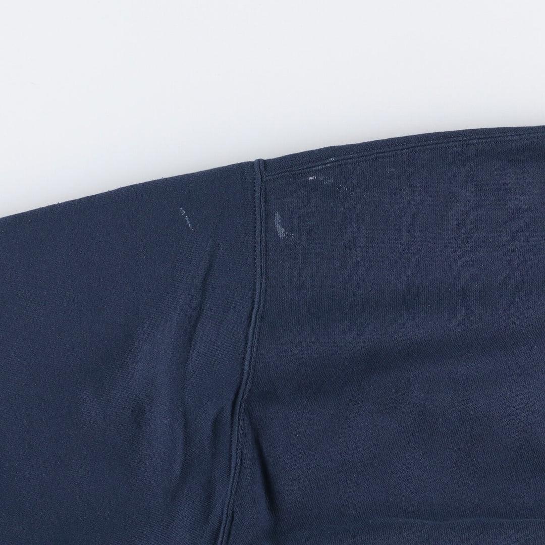 Russell Plain Blank Sweatshirt, Men's XL Size unclear navy blue type Vintage Second Hand