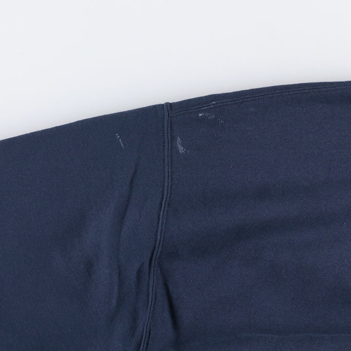 Russell Plain Blank Sweatshirt, Men's XL Size unclear navy blue type Vintage Second Hand