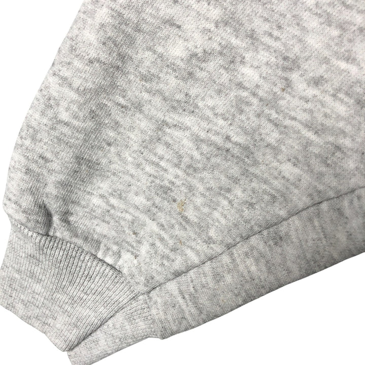 Vintage 90s-00'S Hanes ACTIVEWEAR plain blank sweatshirt, made in the USA, men's size XL cotton pale white type Vintage Second Hand