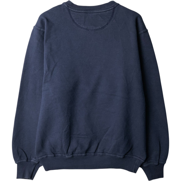 Vintage 90'S Russell PLUMA plain blank sweatshirt, size M, men's cotton navy blue type Vintage Second Hand