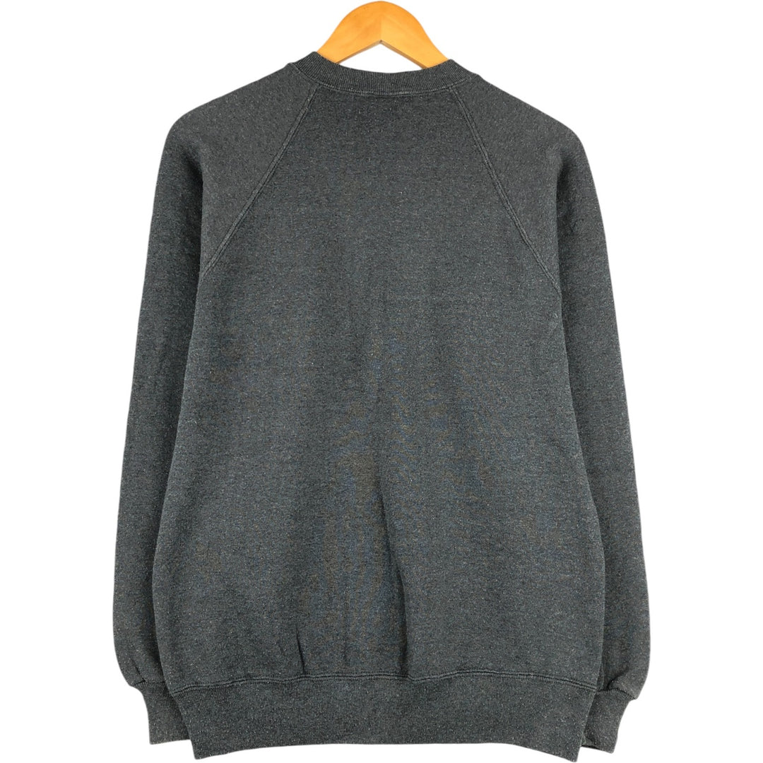80s-90'S Jerzees Plain Blank Sweatshirt Trainer Made in USA Men's Size L Vintage cotton gray type Vintage Second Hand