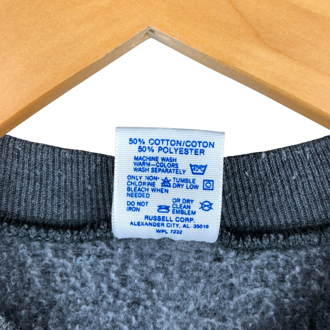 80s-90'S Jerzees Plain Blank Sweatshirt Trainer Made in USA Men's Size L Vintage cotton gray type Vintage Second Hand