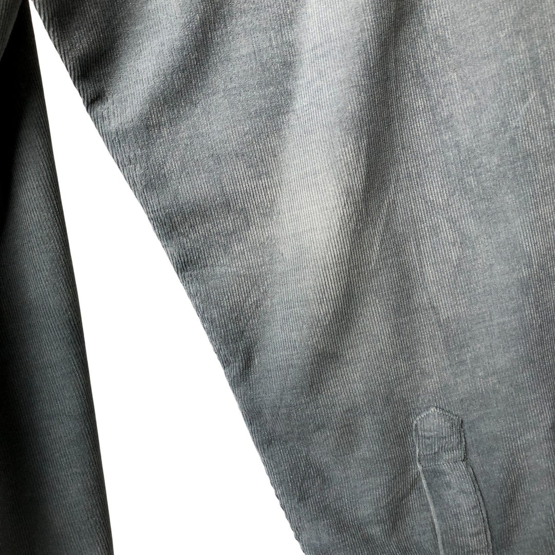 Vintage 90'S Tommy Hilfiger long-sleeved button-down corduroy shirt, size L, men's size L cotton Mint green Vintage Second Hand