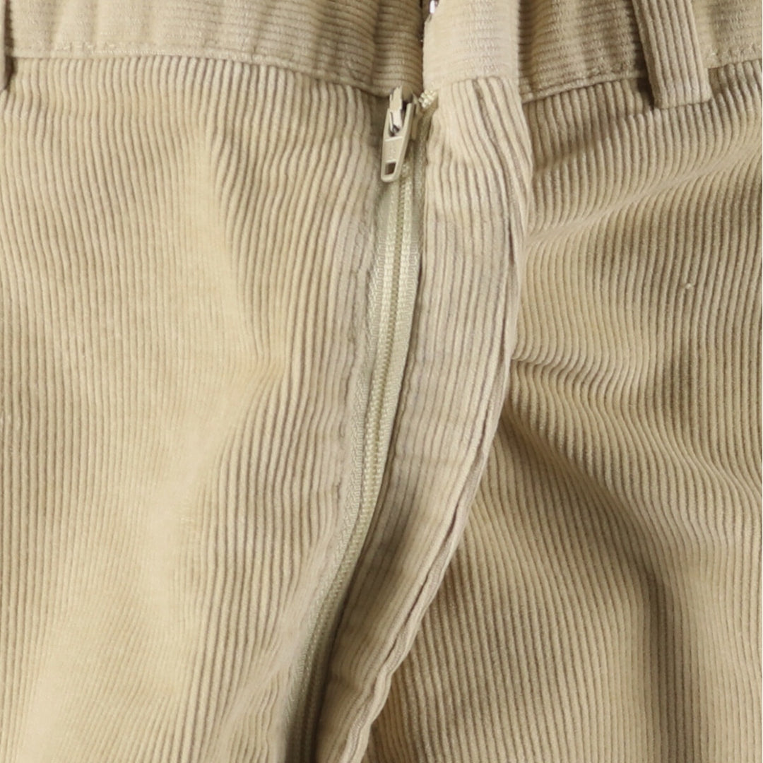 2000'S LANDS' END corduroy pants, made in the USA, men's size W34 cotton Beige type Vintage Second Hand