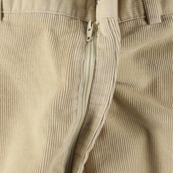 2000'S LANDS' END corduroy pants, made in the USA, men's size W34 cotton Beige type Vintage Second Hand