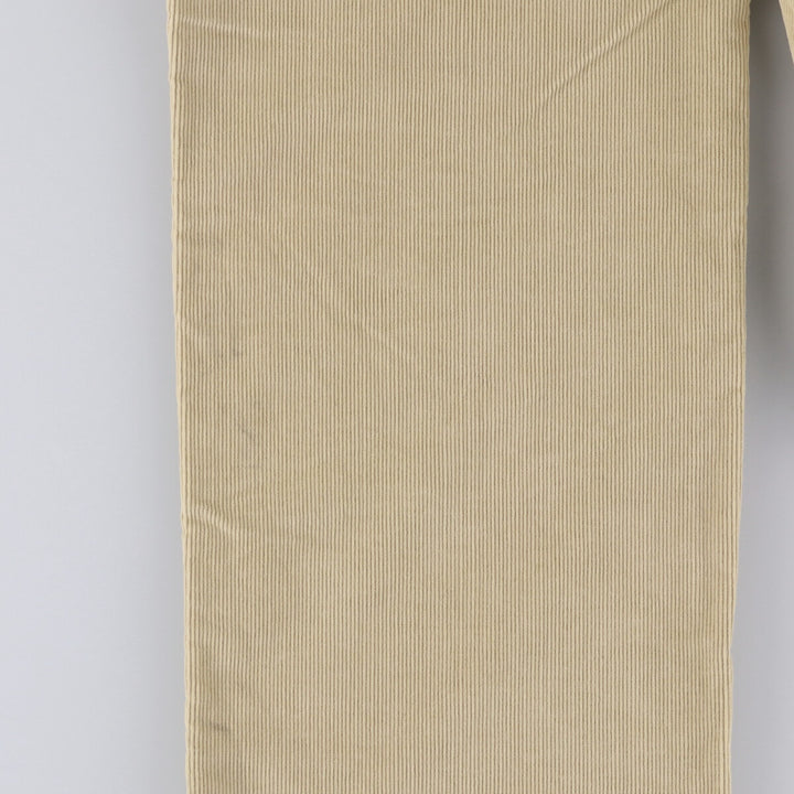 2000'S LANDS' END corduroy pants, made in the USA, men's size W34 cotton Beige type Vintage Second Hand