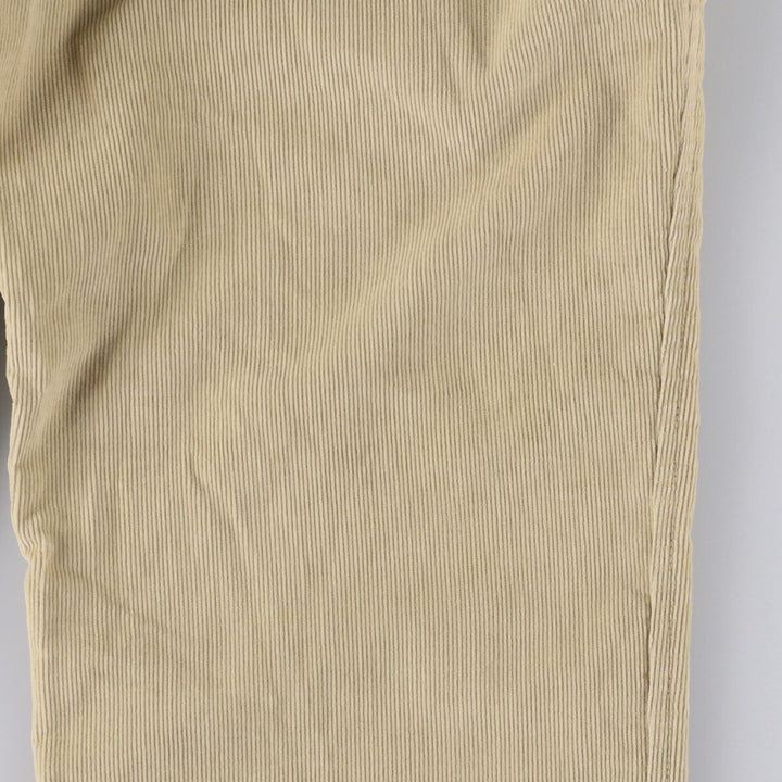 2000'S LANDS' END corduroy pants, made in the USA, men's size W34 cotton Beige type Vintage Second Hand