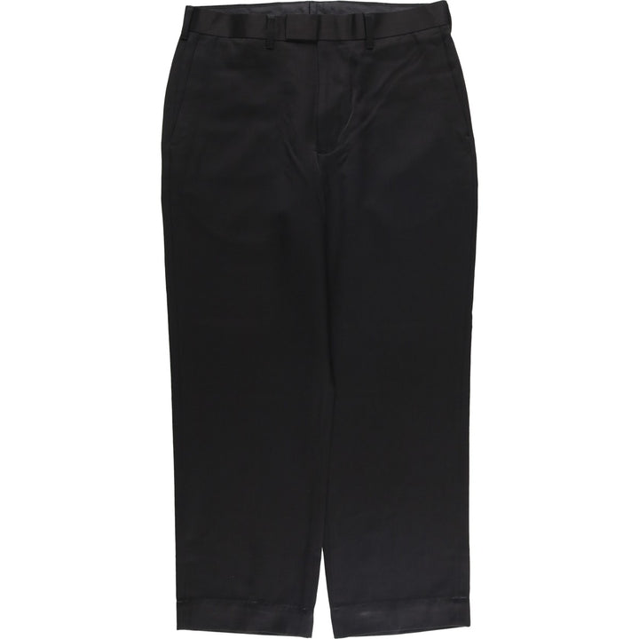 AXIST Men's Slacks Pants (Size W34) polyester black type Vintage Second Hand