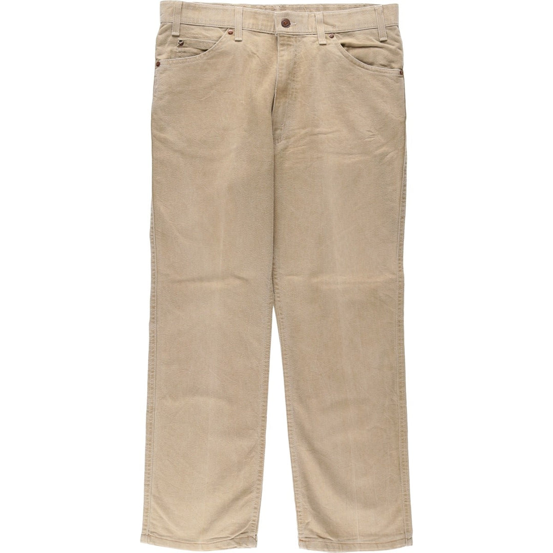90s-00'S Levi's Action Jeans Straight Denim Pants, Men's W35 (approx.), Vintage unclear Beige type Vintage Second Hand
