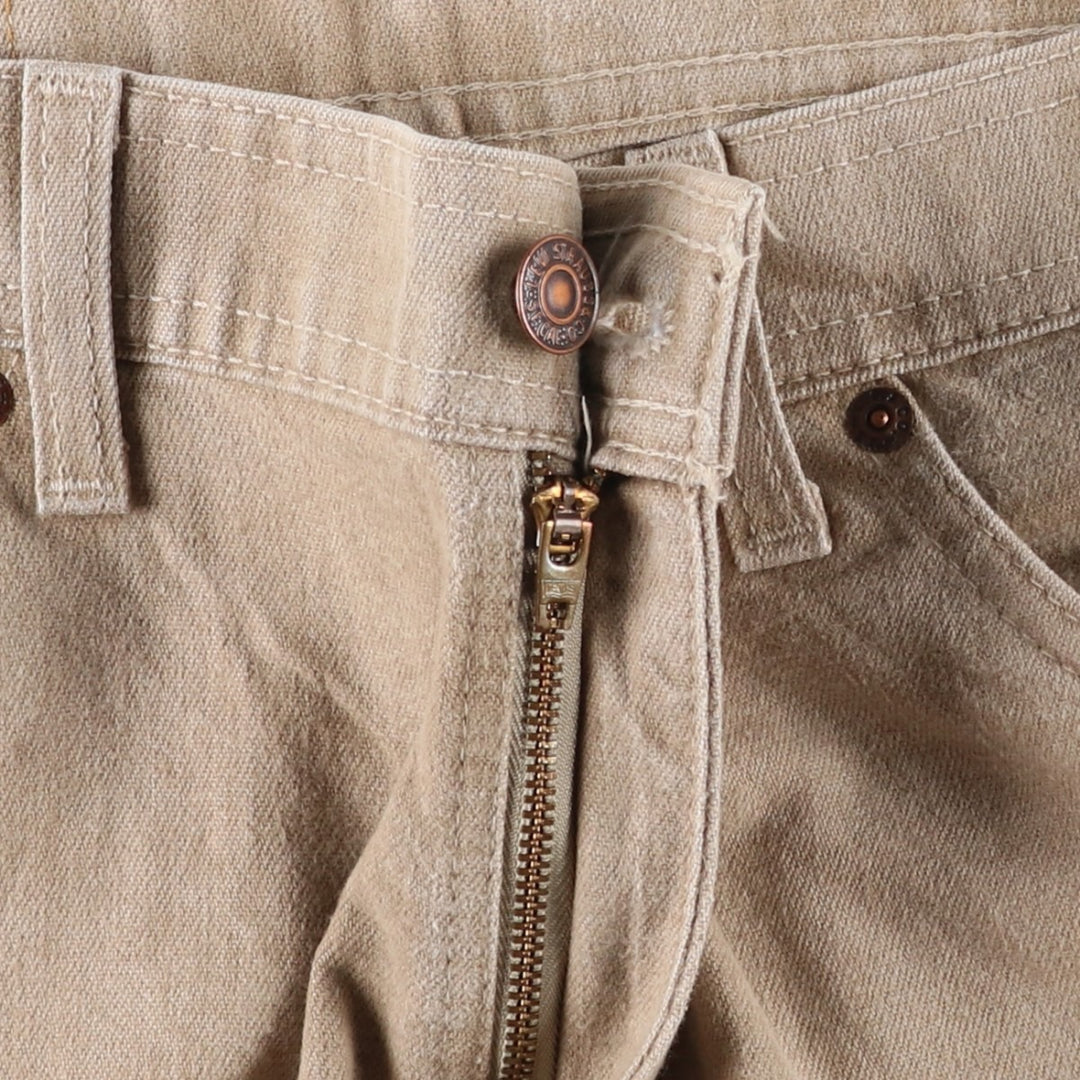 90s-00'S Levi's Action Jeans Straight Denim Pants, Men's W35 (approx.), Vintage unclear Beige type Vintage Second Hand