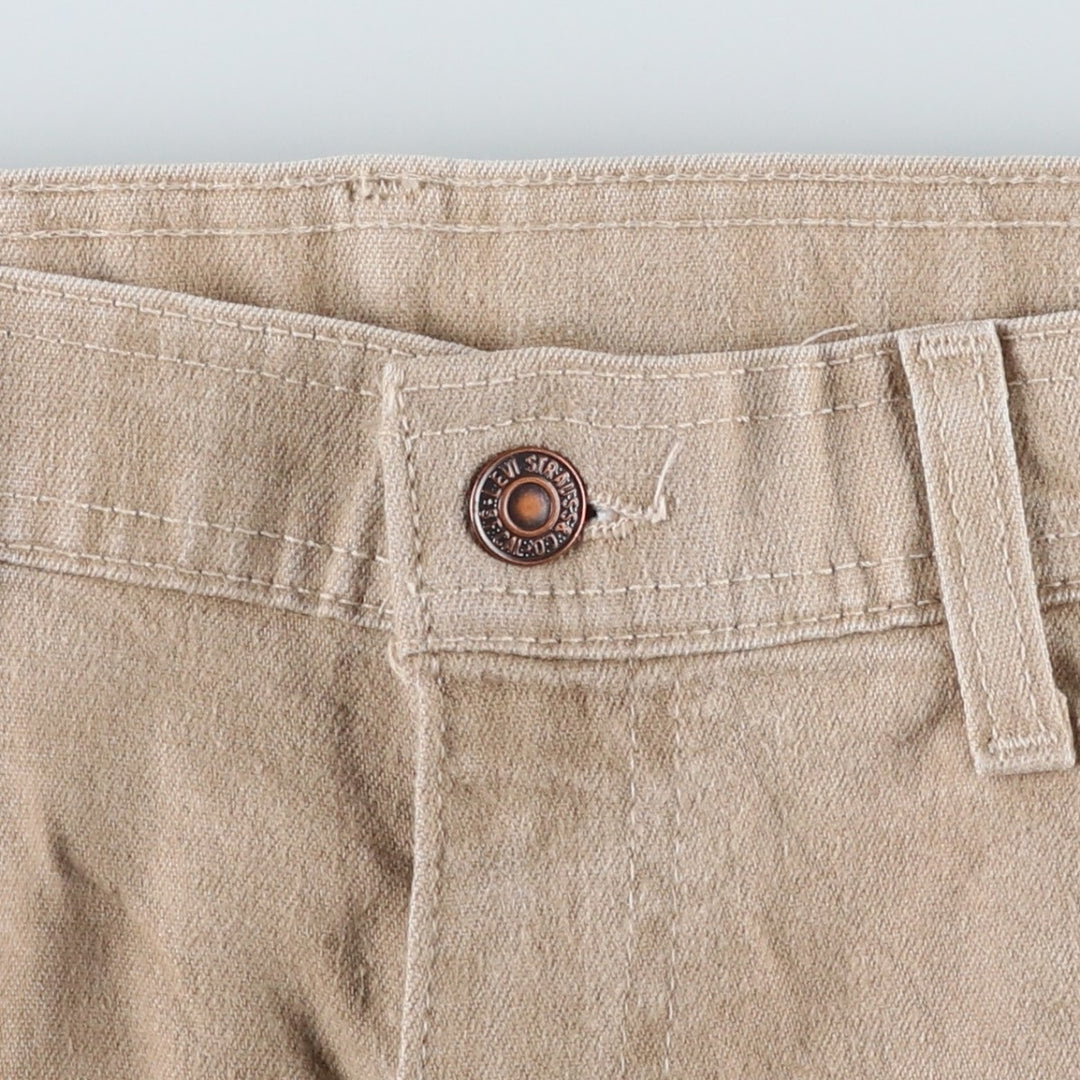 90s-00'S Levi's Action Jeans Straight Denim Pants, Men's W35 (approx.), Vintage unclear Beige type Vintage Second Hand