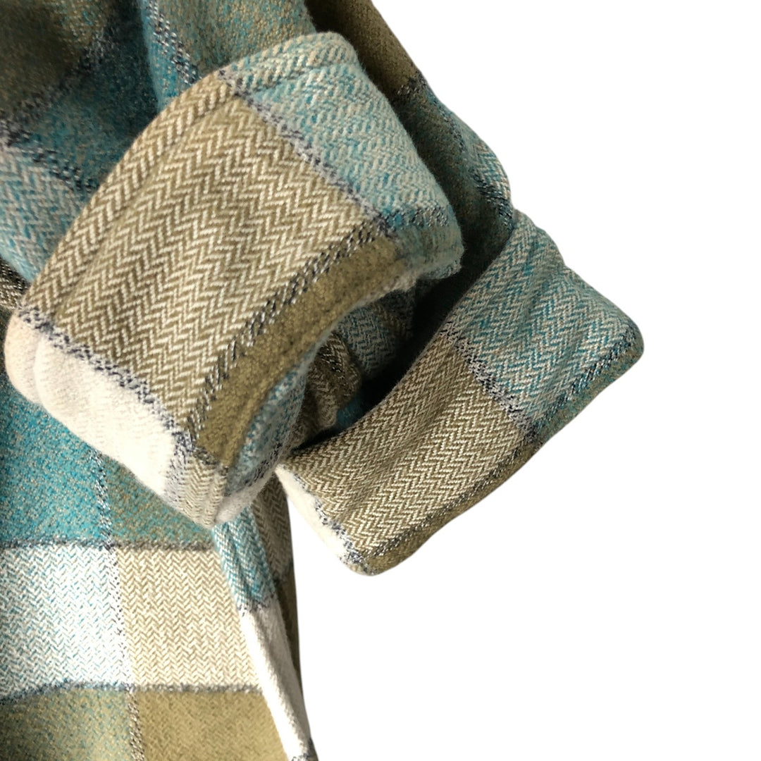 Patagonia Organic Cotton Long Sleeve Flannel Check Shirt, Men's Size XS (STY53947FA14) Organic cotton green type Vintage Second Hand