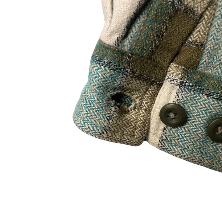 Patagonia Organic Cotton Long Sleeve Flannel Check Shirt, Men's Size XS (STY53947FA14) Organic cotton green type Vintage Second Hand
