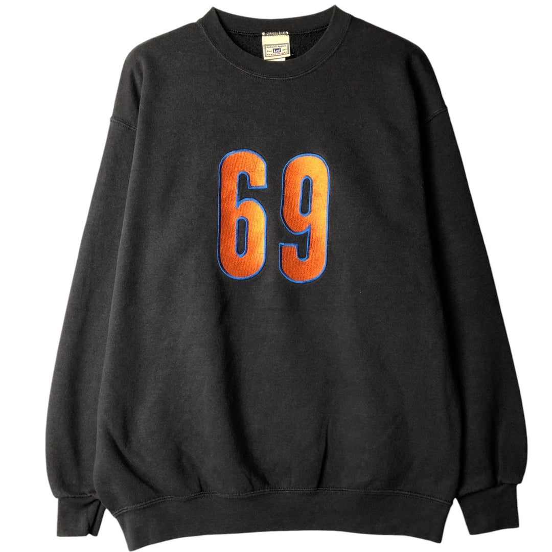 Lee sweatshirt, men's size M cotton black type Vintage Second Hand