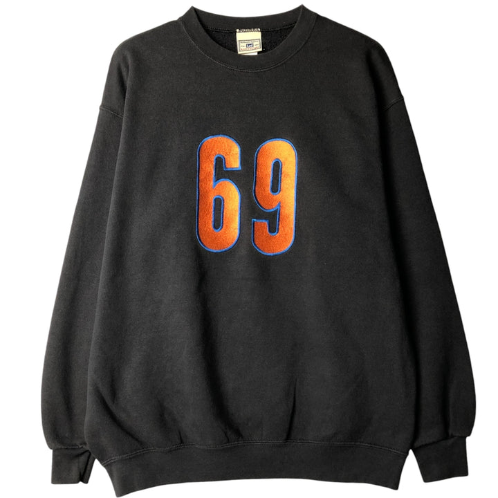 Lee sweatshirt, men's size M cotton black type Vintage Second Hand