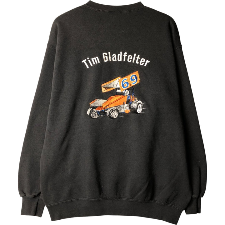 Lee sweatshirt, men's size M cotton black type Vintage Second Hand