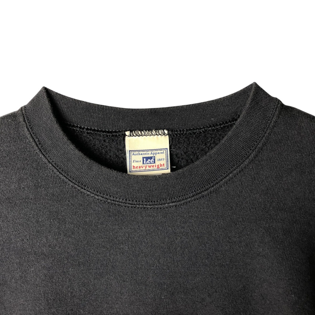 Lee sweatshirt, men's size M cotton black type Vintage Second Hand