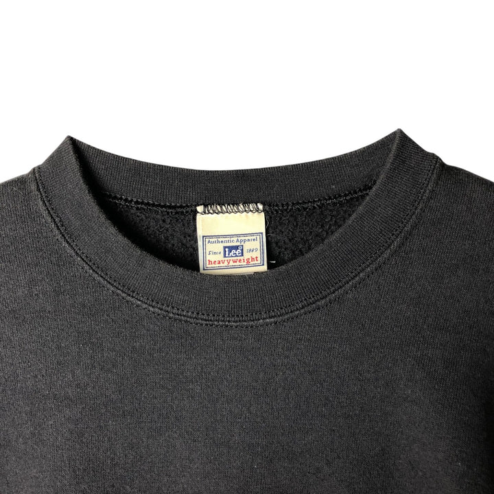 Lee sweatshirt, men's size M cotton black type Vintage Second Hand