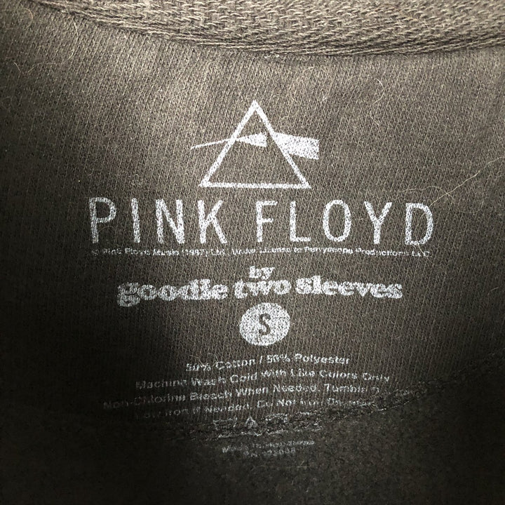 goodle two sleeves Pink Floyd print sweatshirt, men's size small cotton black type Vintage Second Hand