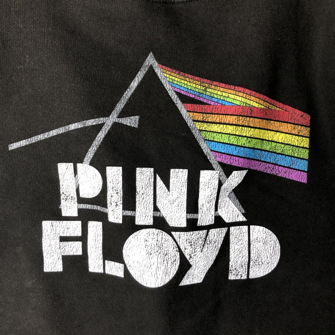 goodle two sleeves Pink Floyd print sweatshirt, men's size small cotton black type Vintage Second Hand