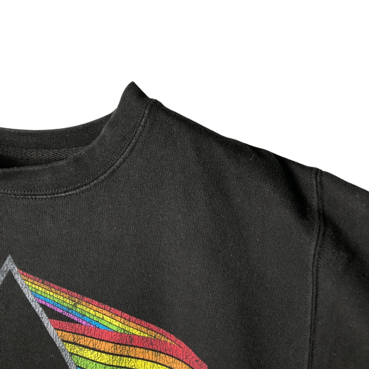 goodle two sleeves Pink Floyd print sweatshirt, men's size small cotton black type Vintage Second Hand