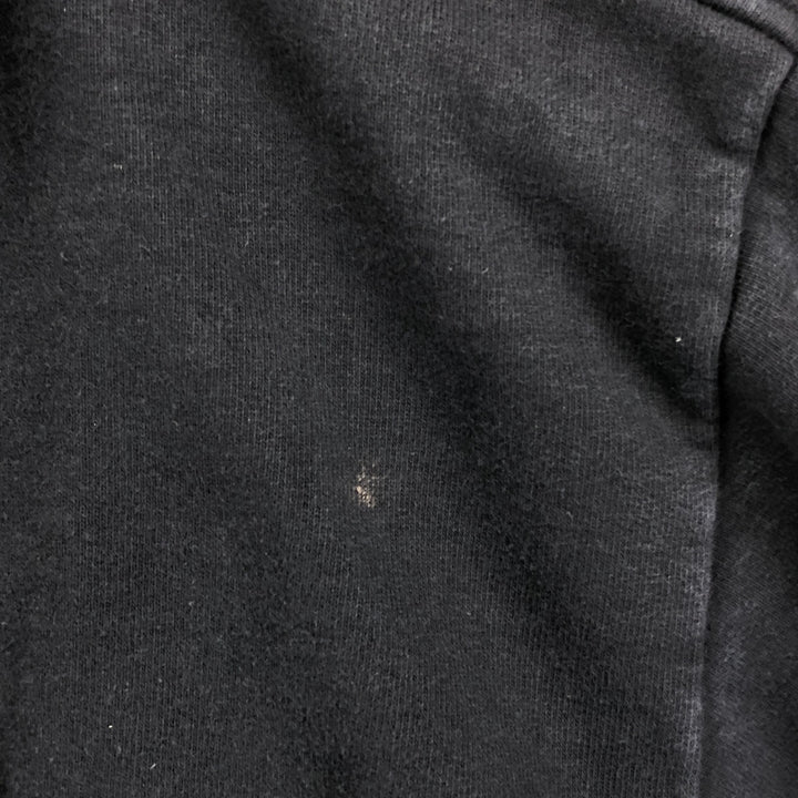 GAME Workwear Collared Half-Zip Sweatshirt, Men's Size L cotton black type Vintage Second Hand