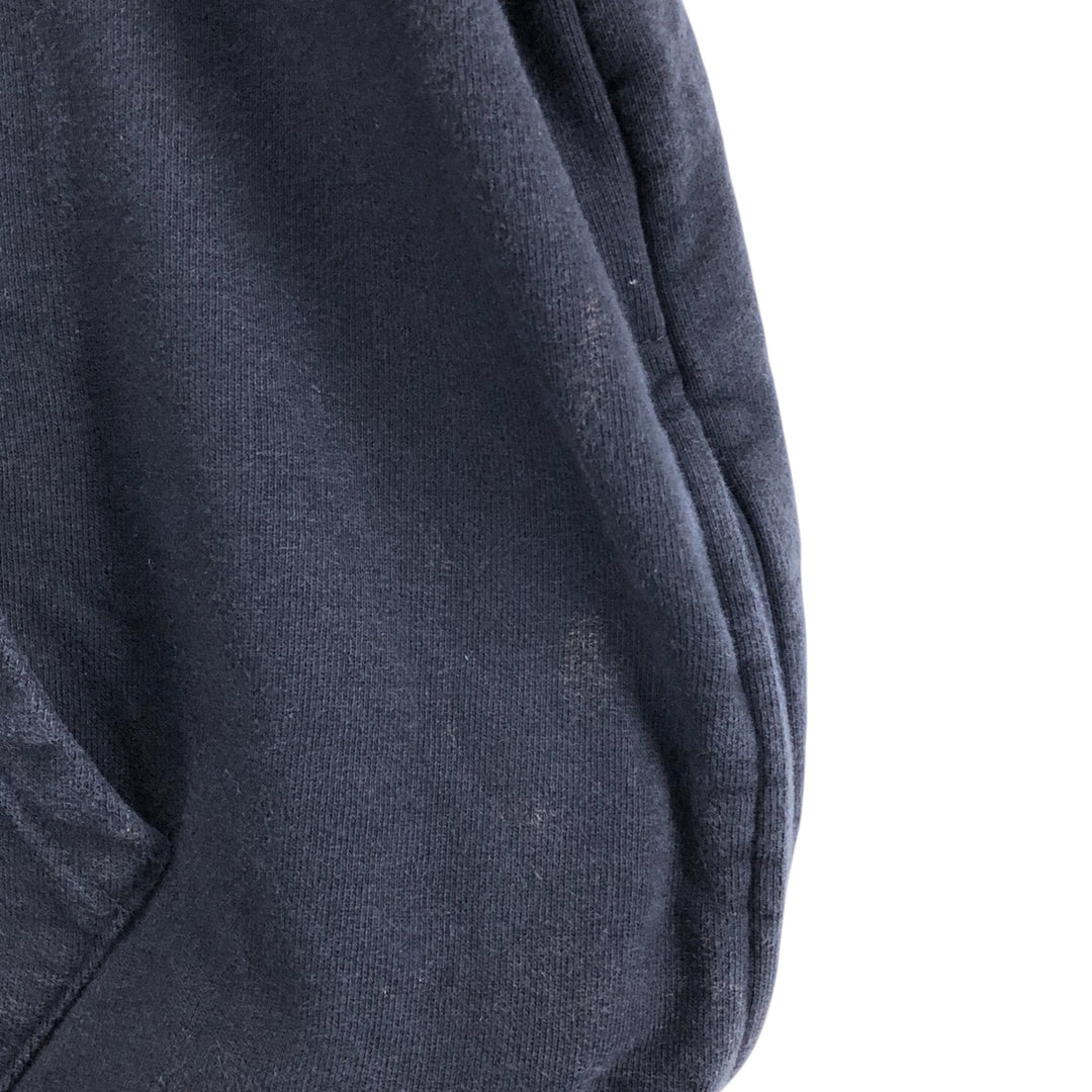 GAME Workwear Collared Half-Zip Sweatshirt, Men's Size L cotton black type Vintage Second Hand