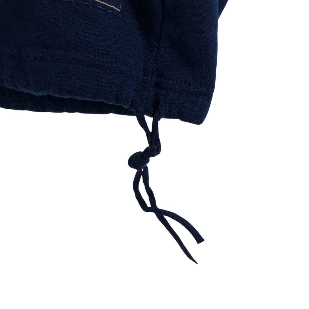 Russell Half-Zip Sweatshirt, Made in USA, Men's Size L cotton navy blue type Vintage Second Hand