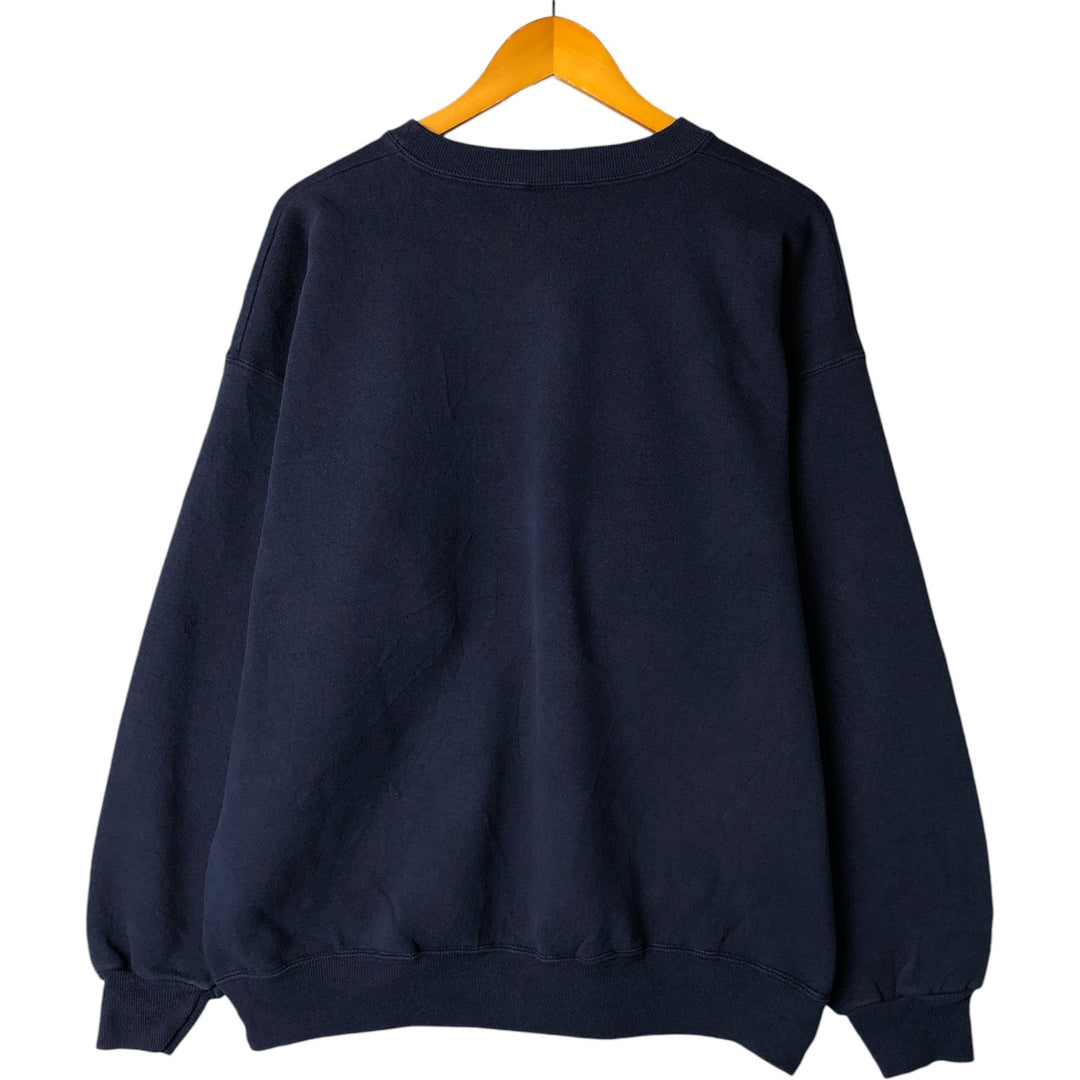 Vintage 90'S Champion BASIC TRAINING printed sweatshirt, Made in USA, Men's XL cotton navy blue type Vintage Second Hand
