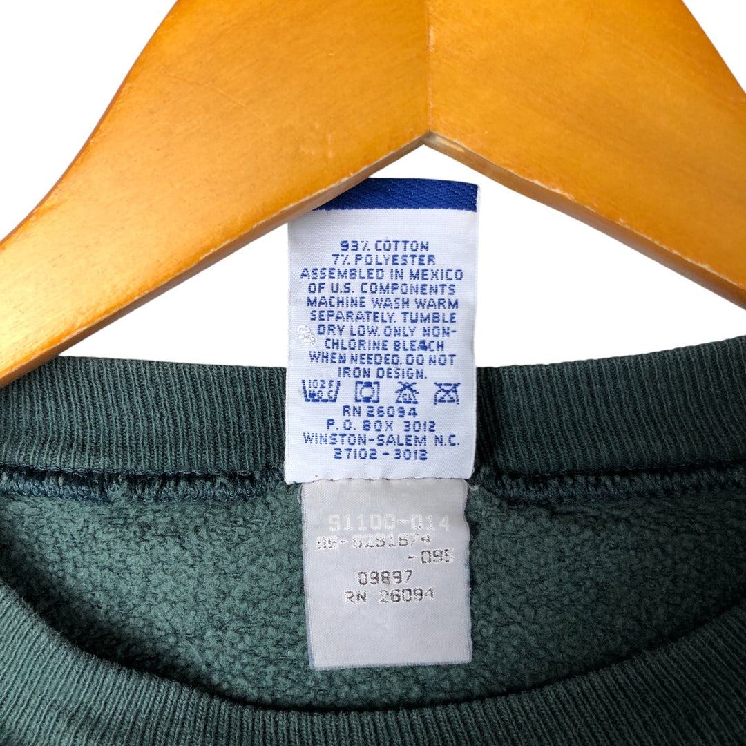 Vintage 90'S Champion Authentic Athletic Apparel sweatshirt, size M, men's cotton Green type dark green Vintage Second Hand