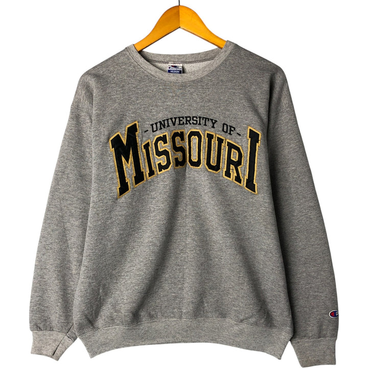 Vintage 90'S Champion Authentic Athletic Apparel college sweatshirt, size M, men's cotton gray type Vintage Second Hand